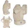 kk Kinderkraft Kinderkraft marsupio ergonomico CARRYBEE da 3 mesi fino a 20 kg, 2 posizioni fronte e schiena, regolabile, cappuccio fisso, cotone e rete poliestere traspirante, leggero, Beige
