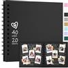 Vienrose DIY Scrapbook Album 18X18 cm Copertina Rigida Carta Kraft Scrap Book Al