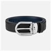 Montblanc MB114412 Cintura Uomo Pelle Reversibile Fibbia Acciaio Special Price