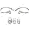 NICKSTON 2 Lacci Alle Orecchie E 3 S/M/L Auricolari Set per Plantronics Esploratore 80