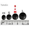 NICKSTON 8pcs Ricambio (B-Nsen) Copriauricolari per Sennheiser Sport Cx + Momentum 2 True