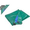 FERRITALIA Telone antistrappo occhiellato Papillon 3x4metri in polietilene verde