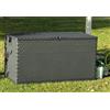 TOOMAX Baule Esterno in Resina 420 Lt 120x57x63 cm Rattan Antracite RATTAN