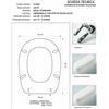 ACB/COLBAM Copriwater Ideal Standard LIUTO CHAMPAGNE Cerniera Rallentata Soft Close