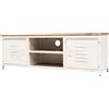 vidaXL Mobile TV 120x30x40 cm Bianco