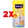 VITAKRAFT 2 X VITAKRAFT Gold Mix Fiocchi per Pesci Rossi 250 Millilitri