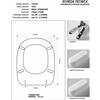 ACB/COLBAM Copriwater Ideal Standard TESI CHAMPAGNE Cerniera Rallentata Soft Close