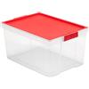 TATAY Scatole Plastica con Coperchio 35 L Multiuso - Style | Coperch W0tZ
