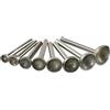 8x Bitt di macinazione Burr Set Accessori per utensili rotanti 0,24 "gambo da