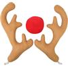 Corna di renna per auto di Natale e decorazioni per il naso Accessori per