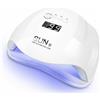 AZPRIME SUN LAMPADA UV LED 54W ESSICCATORE PER UNGHIE CON 4 IMPOSTAZIONI DEL TIMER E SEN