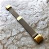 NICKSTON Bracciale Milanese Color Oro Per Garmin D2 Mach 1 Pro E Instinct 3 50Mm 2X -A26