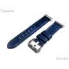 NICKSTON Blu Spazzolato Pelle Cucito Fascia Cinturino per Fitbit Ionic Smartwatches