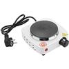 LEOFLA Fornello Elettrico Regolabile 500W Da Viaggio Campeggio Piastra In Ghisa 108 Mm