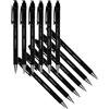 ‎Vow Europe plc Q-Connect Lamda Ballpoint Pen Medium Black (12 Pack) KF00672
