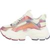 Buffalo Binary Shadow Sneaker low Donna Scarpe Sportive Bianco Argento
