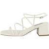Steve Madden Remmi Sandali Donna Color Oro Riemchen Con Logo Tomaia Sintetica