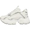 Buffalo Binary Shadow Sneaker low Donna Scarpe Sportive Bianco Argento