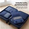 Organizer da Viaggio, Set di Cubi da Imballaggio Pieghevoli