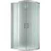 Idralite BOX CABINA DOCCIA BAGNO TONDO 80x80 SEMICIRCOLARE ANGOLARE CRISTALLO SCORREVOLE