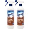 QUASAR PULITO STELLARE Quasar Legno con Cera d'Api Nutriente Lucidante e Protettivo 680 ml (Confezione