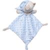 Interbaby Doudou Neonato Orsetto — Peluche Dudu Regalo Nascita (Blu) | Straccetto d'attaccamento 28x17 cm, morbido e lavabile. Aiuta ad addormentarsi. Baby shower e battesimo, bimbo e bimba