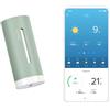 Netatmo Modulo Aggiuntivo per la Stazione Meteo Netatmo, Monitoraggio della temperatura, dell'umidità e della qualità dell'aria (CO2), Menta, NIM-M-WW