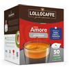 Lollo Caffe Lollo Caffè linea Amore 50 Cialde Gusto Assoluto Miscela Piena Forte Cremosa