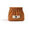 Pochette in Velluto a Coste Tascabile Astuccio con Passante Leggero per Donne