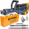 POWERMAT Martello Pneumatico Zum Fabbri Scalpello a Cesello 45J Valigia Sds Hex 3000W