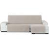 ECOMMERC3 | Copridivano elasticizzato per chaise longue normale destra, copridivano Chaiselong in lino con elastici regolabili, compatibile con divani ad angolo sinistro o destro