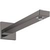 hansgrohe 27694340 - Braccio doccia quadrato, 38,9 cm, colore: Nero cromato spazzolato