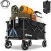 Sekey XXL Plus Carrello Pieghevole con Freni 200L 150KG, Carrello da Giardino co