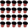 120 Pcs Plastic Planter Mini Nursery Pots Vasi Plastica Da Vivaio Piccoli Di