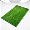 Prato Sintetico da Esterno Ignifugo, Tappeto Artificiale per Terrazzo 100x100cm