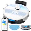 Robot Aspirapolvere Con Funzione Di Pulizia 4500Pa 3-In-1, Navigazione Laser, 5