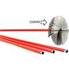 Baretto KIT Spazzacamino 8,40MT- Scovolo Camino 250mm in Acciaio Pulizia Canna Fumaria
