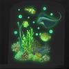 Adesivi murali subacquei luminosi rimovibili per coperchio wc bagno e acquario