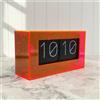 Orologio Flip Clock con Scocca Trasparente Meccanico per Ufficio, Soggiorno