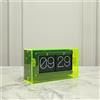 Orologio Flip Clock con Scocca Trasparente Meccanico per Ufficio, Soggiorno