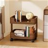 Carrello con Ruote a Giorno Carrello Portaoggetti Pratico per Lavanderia, Bagno