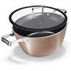 Moneta Rosegold Diamant Casseruola 24 cm con Coperchio, Acciaio