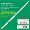 Samsung BARRA DA 44 LED TV SAMSUNG V1GE-320SM0-R1 2012SVS32_7032NNB_44 6V