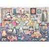 Ravensburger Crazy Cats Vintage No.16 Christmas Crackers 1000 Piece Jigsaw Puzzl