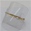 BRACCIALE DA DONNA RIGIDO A SEZIONE TONDA IN ORO GIALLO 18KT 4 GRAMMI (8577)