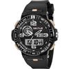 Sector No Limits Orologio Sector Ex-28 R3251532003 watch Silicone Nero Digitale Beige crono