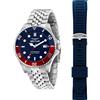Sector No Limits Set Orologio Sector 230 Automatico r3223161018 Watch Acciaio Gomma Pepsi Uomo
