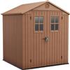 Keter Casetta da Giardino Darwin 6x6 Marrone 190 x 183 x 221 H cm