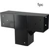 Not specified Kit per ferramenta pergola per fai da te in acciaio 4x4 pollici 3 vie angolo