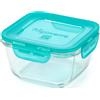 Bormioli Rocco Contenitore Vetro Frigoverre Evolution Quadrato Coperchio Bormioli 14x14 cm